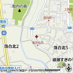 神奈川県綾瀬市落合北5丁目12-20周辺の地図