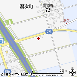 滋賀県長浜市湯次町171周辺の地図