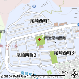 岐阜県各務原市尾崎西町周辺の地図