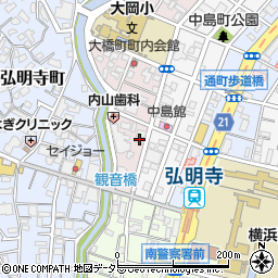 弘明寺シティホーム周辺の地図