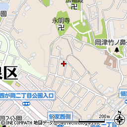 神奈川県横浜市泉区岡津町1300周辺の地図