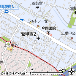 神奈川県厚木市愛甲西2丁目9-8周辺の地図