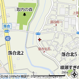 神奈川県綾瀬市落合北5丁目10-37周辺の地図