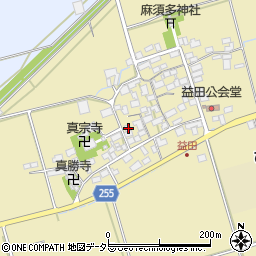 滋賀県長浜市益田町830周辺の地図