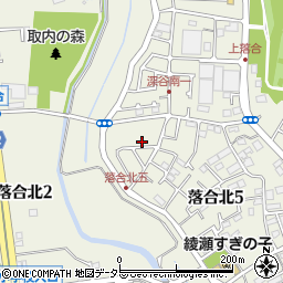 神奈川県綾瀬市落合北5丁目10-11周辺の地図
