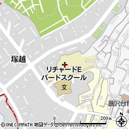 神奈川県横浜市中区塚越周辺の地図