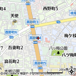 株式会社三陽商会　岐阜支店周辺の地図
