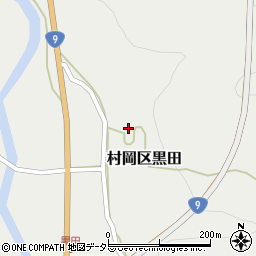 兵庫県美方郡香美町村岡区黒田1177周辺の地図