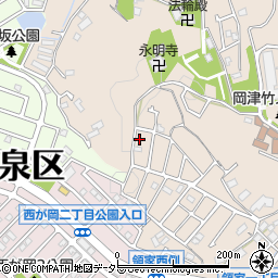 神奈川県横浜市泉区岡津町1301周辺の地図