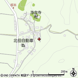 兵庫県養父市八鹿町坂本166周辺の地図