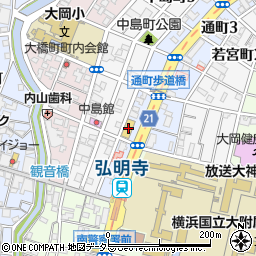 まいばすけっと地下鉄弘明寺駅北店周辺の地図