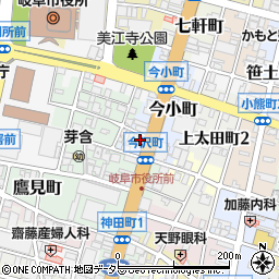 ガルエージェンシー　岐阜事務所周辺の地図