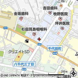 ファミリーマート茂原千代田町店周辺の地図