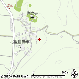 兵庫県養父市八鹿町坂本周辺の地図