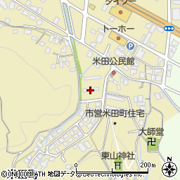 ビレッジハウス　米田周辺の地図