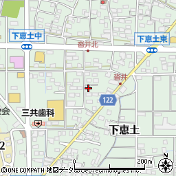 岐阜県可児市下恵土1521周辺の地図