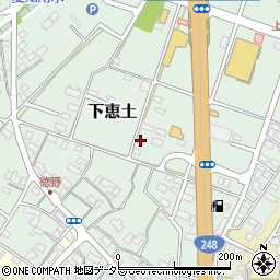 岐阜県可児市下恵土4217周辺の地図