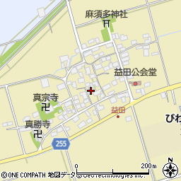 滋賀県長浜市益田町824周辺の地図
