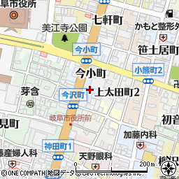共同通信社岐阜支局周辺の地図