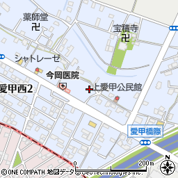 神奈川県厚木市愛甲西周辺の地図