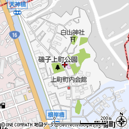 神奈川県横浜市磯子区上町7-9周辺の地図