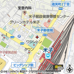 ニッポンレンタカー米子駅前営業所周辺の地図