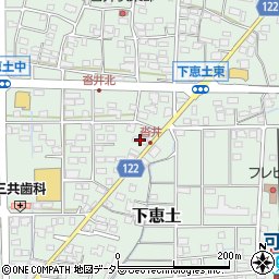 岐阜県可児市下恵土1161周辺の地図