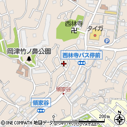 岡津竹ノ鼻第三公園周辺の地図
