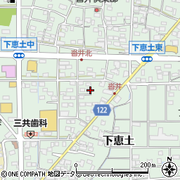 岐阜県可児市下恵土1517周辺の地図
