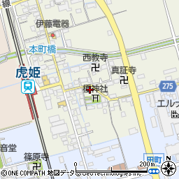 滋賀県長浜市大寺町602周辺の地図