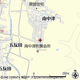 島根県松江市中津周辺の地図