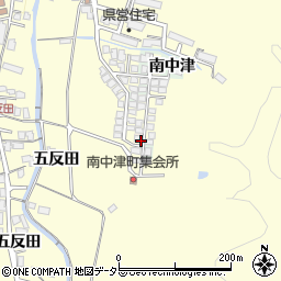 島根県松江市中津周辺の地図