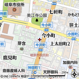 岐阜県岐阜市今小町28周辺の地図