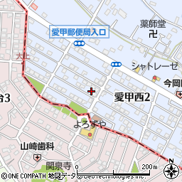 神奈川県厚木市愛甲西2丁目18-2周辺の地図