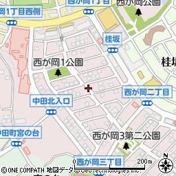 神奈川県横浜市泉区西が岡1丁目周辺の地図