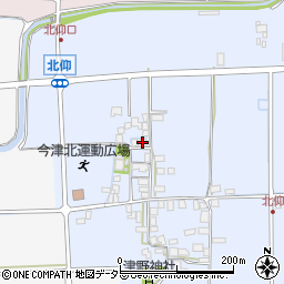 滋賀県高島市今津町北仰627周辺の地図
