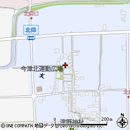 滋賀県高島市今津町北仰629周辺の地図