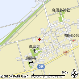 滋賀県長浜市益田町878周辺の地図