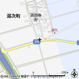 滋賀県長浜市湯次町120周辺の地図