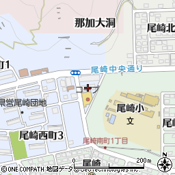 尾崎団地管理組合サンモールおざき周辺の地図
