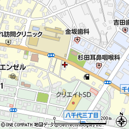 京葉銀行茂原支店周辺の地図