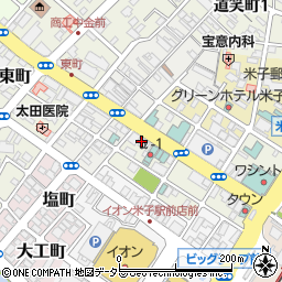 弁慶 米子店周辺の地図