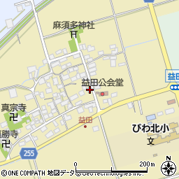 滋賀県長浜市益田町809周辺の地図