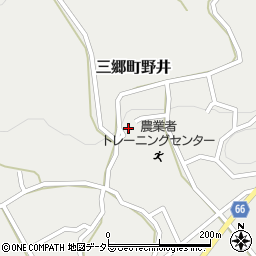 岐阜県恵那市三郷町野井1364周辺の地図