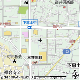 岐阜県可児市下恵土2862周辺の地図