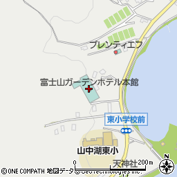富士山ガーデンホテル本館周辺の地図