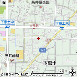 岐阜県可児市下恵土1512周辺の地図
