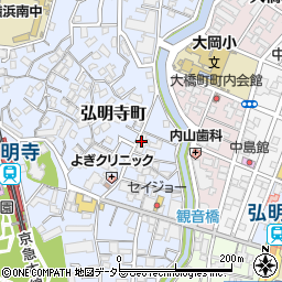 カーブス弘明寺周辺の地図