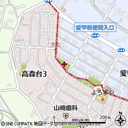 神奈川県厚木市愛甲西2丁目25周辺の地図