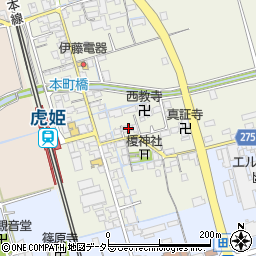 滋賀県長浜市大寺町621周辺の地図